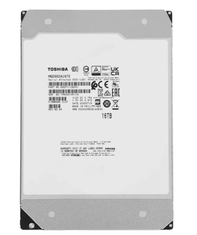 Жесткий диск SAS 16TB 7200RPM 12GB/S 512MB MG09SCA16TE TOSHIBA