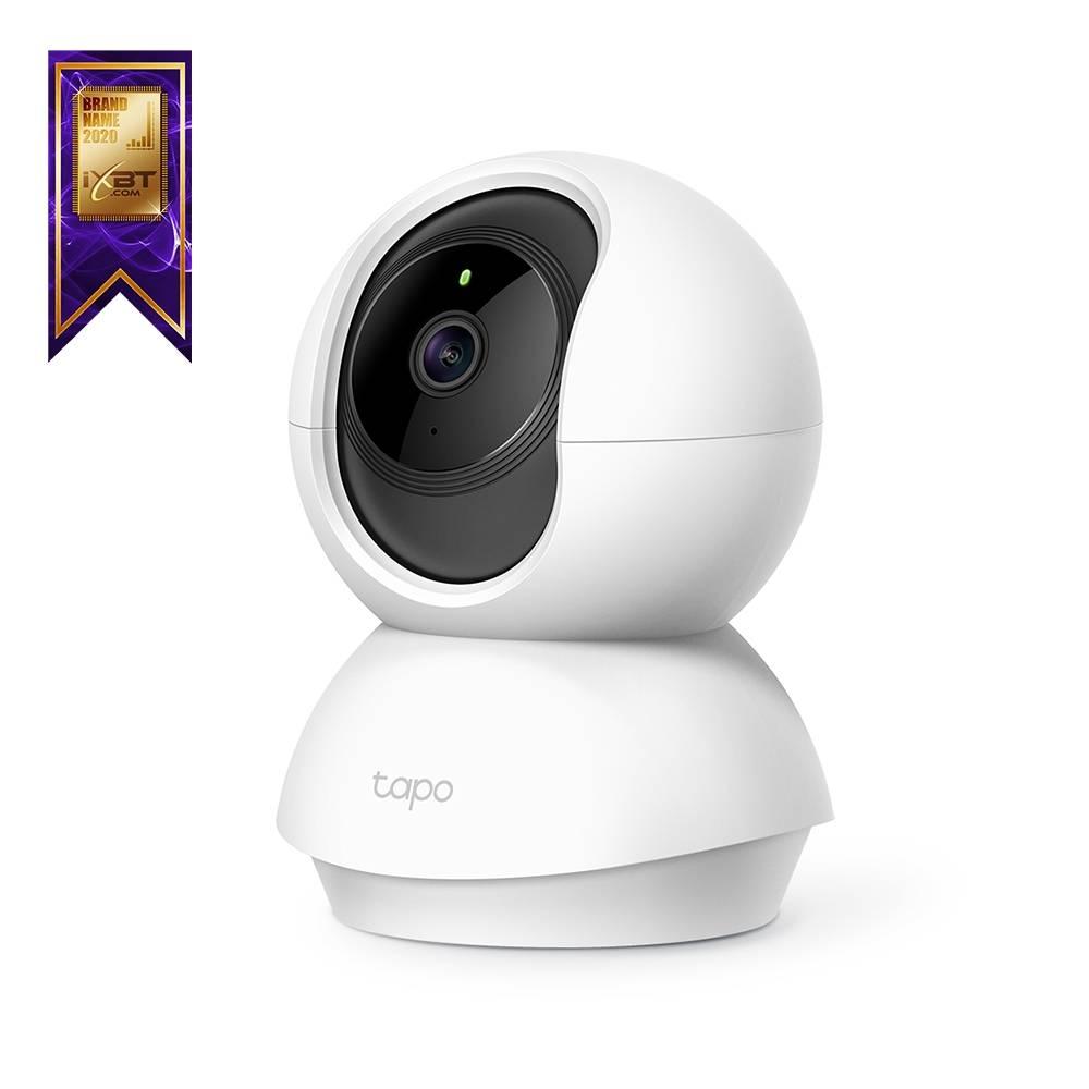 TP-Link TC70 Домашняя поворотная Wi-Fi камера, 1080p, Wi-Fi 2,4 ГГц, вращение по горизонтали на 360°
