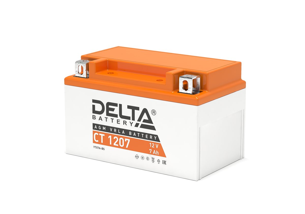 Батарея DELTA BATTERY DTM 1207 12V 7,2Ah, 4614010050004