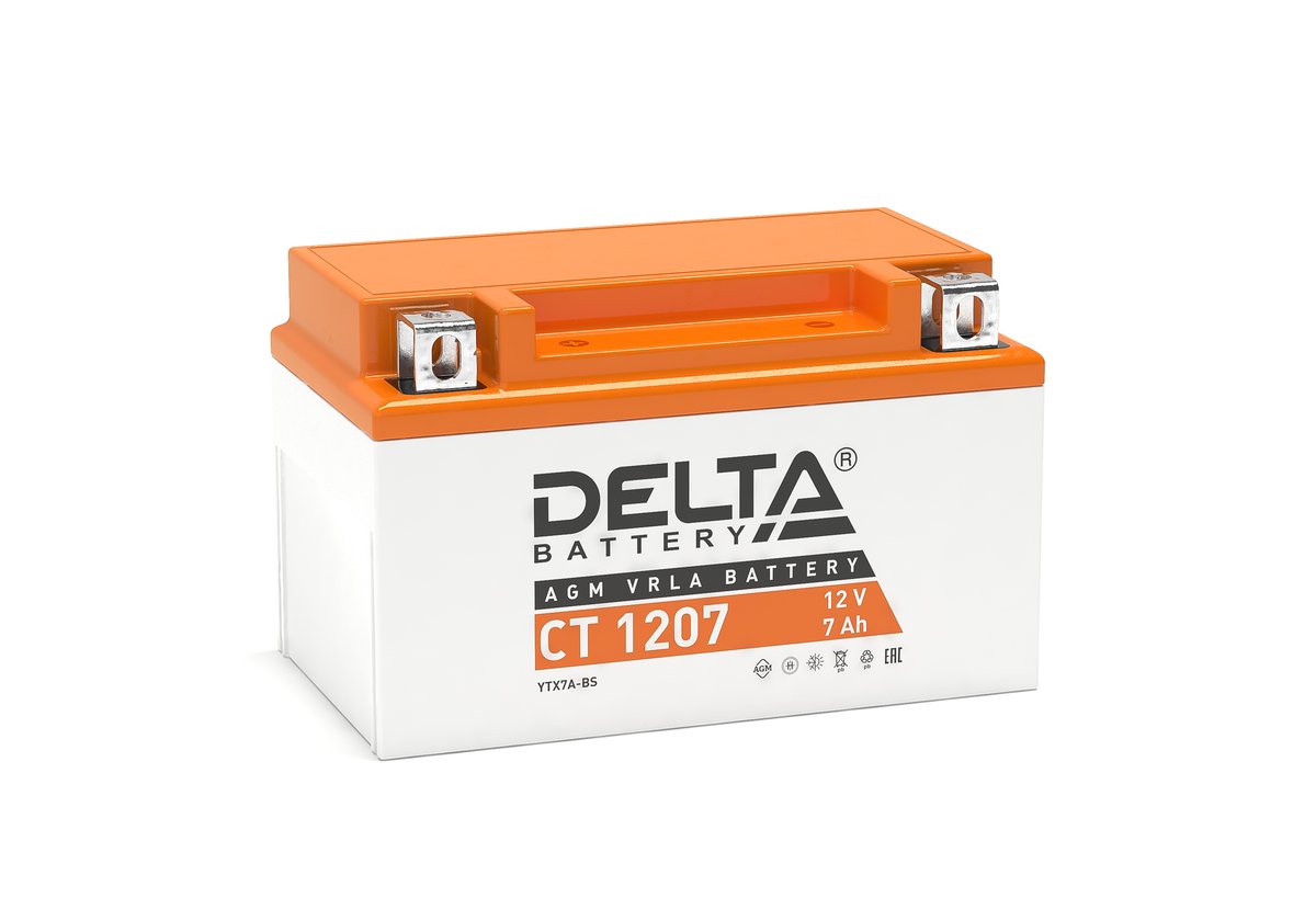 Батарея DELTA BATTERY DTM 1207 12V 7,2Ah, 4614010050004