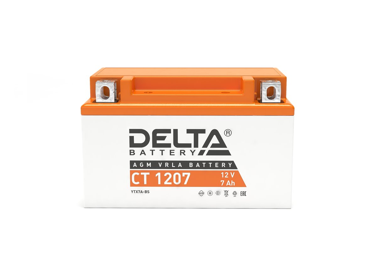Батарея DELTA BATTERY DTM 1207 12V 7,2Ah, 4614010050004