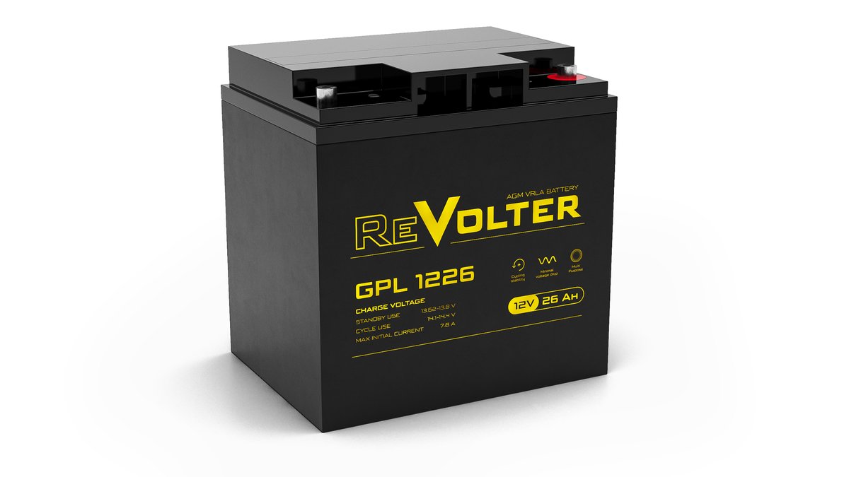 Аккумуляторная батарея DELTA BATTERY GEL 12-26, 4614010140005