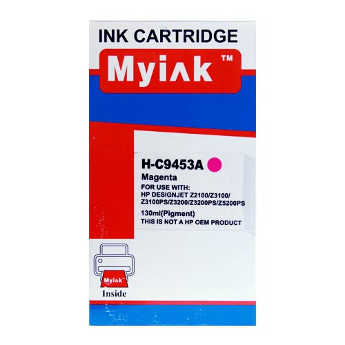 Картридж для ( 70) HP DesignJet Z2100/Z3100/Z3200 C9453A Magenta (130ml, Dye) MyInk