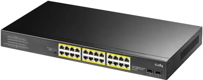 Коммутатор/ 24-Port Gigabit PoE+ Switch with 2 SFP ports 300W, GS1028PS2