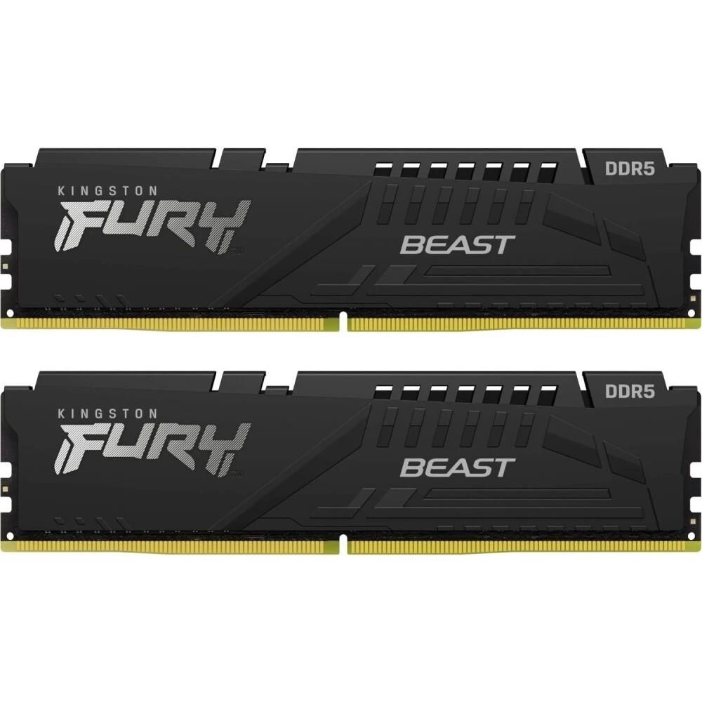 Kingston DDR5 DIMM 16GB 6000MT/s CL30 (Kit of 2) FURY Beast Black EXPO KF560C30BBEK2-16