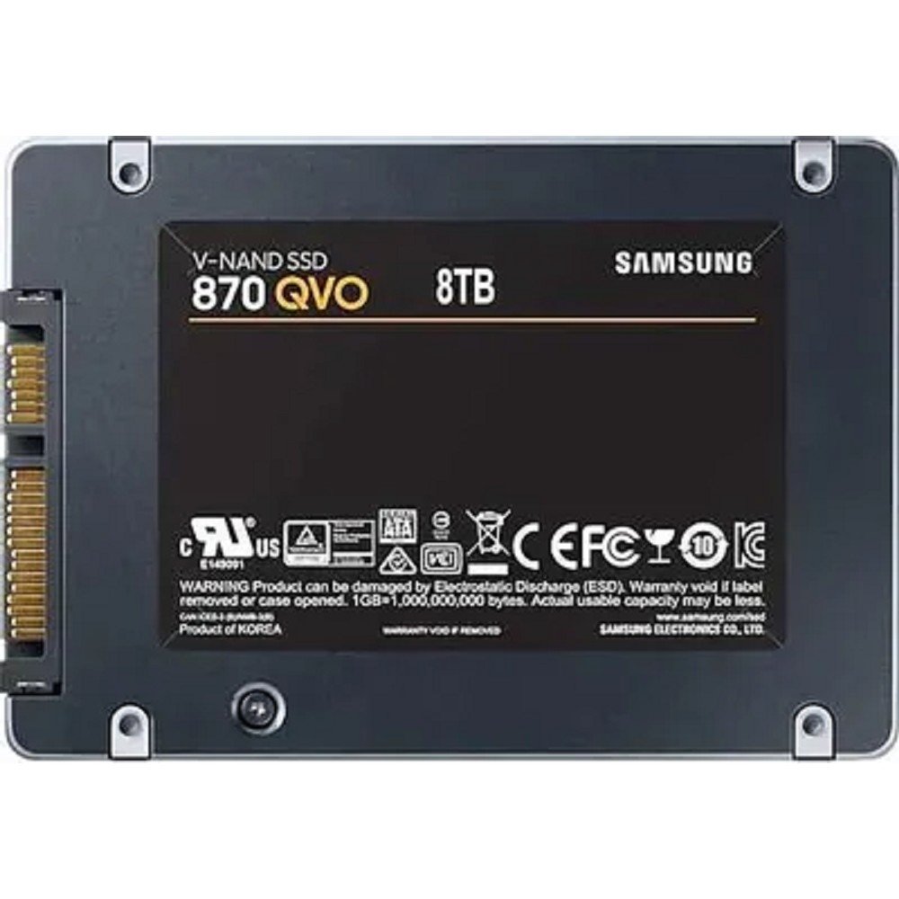 Samsung SSD 8TB 870 QVO MZ-77Q8T0BW V-NAND 4-bit MLC, MKX, 2.5" SATA3