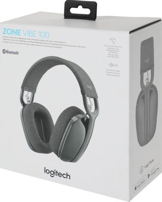 Гарнитура/ Logitech ZONE Vibe 100 Bluetooth Headset  - GRAPHITE, 981-001213