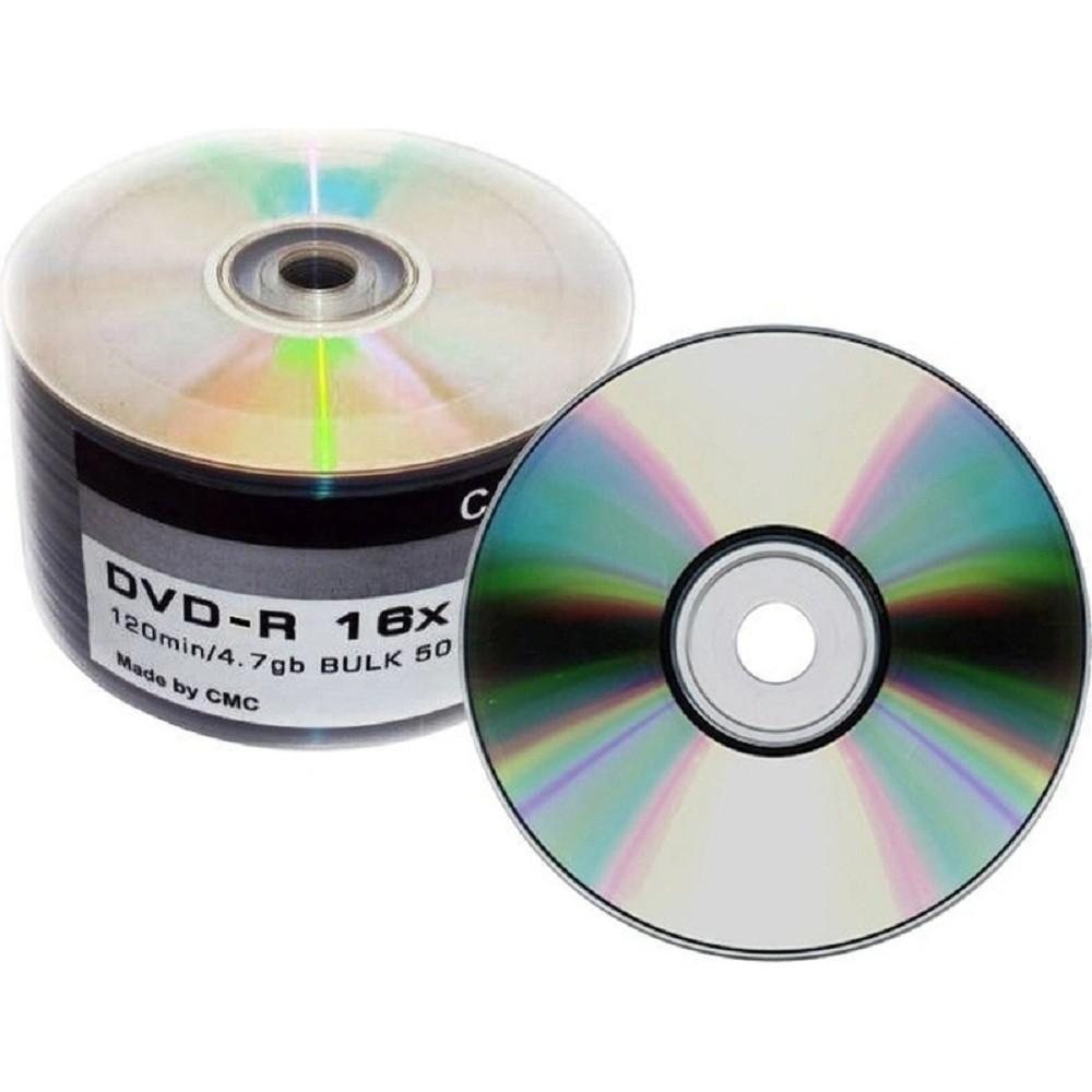 Диски СМС DVD-R 4,7 GB 16x Bulk/50  (141175), CMCDVDRB50