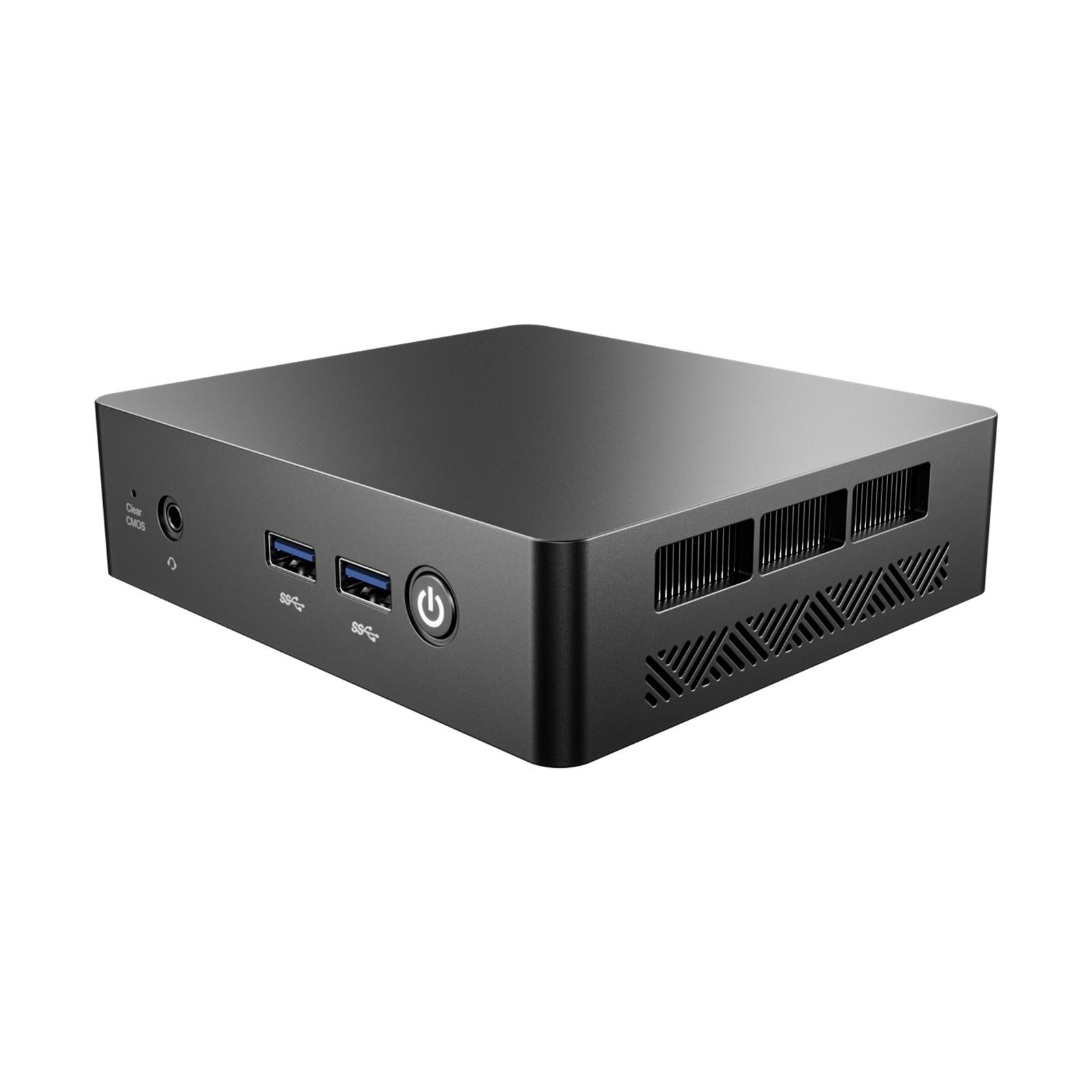 CBR MiniPC-SMCR-DT04/ N5095 /AC WIFI/ RJ45/ 8G LPDDR4 (4G LPDDR4*2)/ 256G PCIe Gen3/ Plastic housing/ 12V 3A adaptor/ W11Pro/ VESA 75*75/100*100