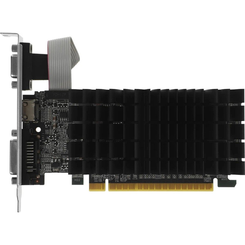 Видеокарта AFOX G210 LP 1GB DDR3 64-bit  VGA/DVI/HDMI PASSIVE LP (AF210-1024D3L5-V2) RTL