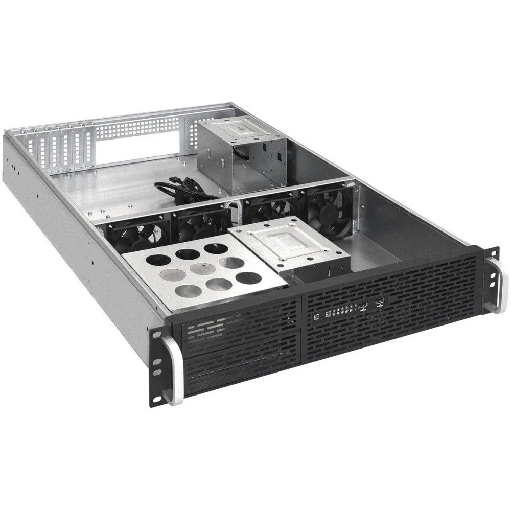 Exegate EX172964RUS Серверный корпус Pro 2U650-06/2U2098L <RM 19",  высота 2U, без БП, USB>
