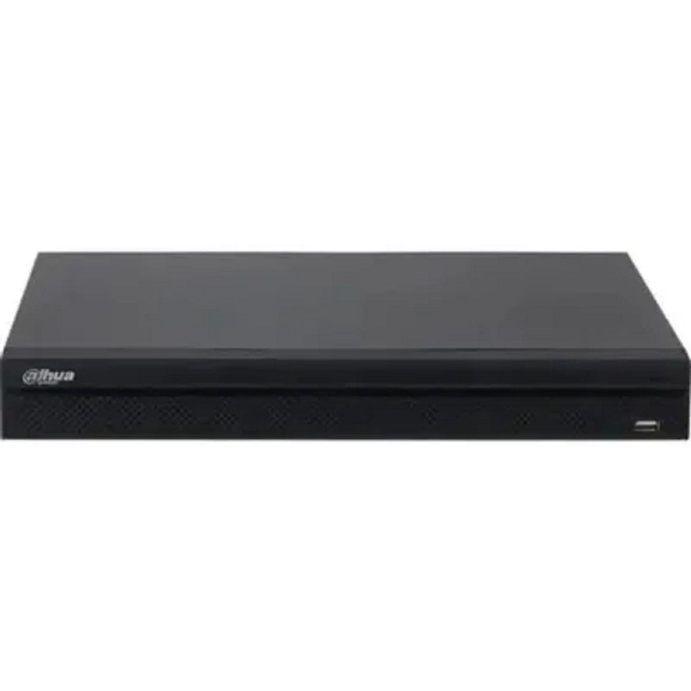 DAHUA DHI-NVR4216-16P-4KS3 16-канальный IP-видеорегистратор с PoE 4K и H.265+, видеоаналитика, входящий поток до 160Мбит/с, 2 SATA III до 20Тбайт