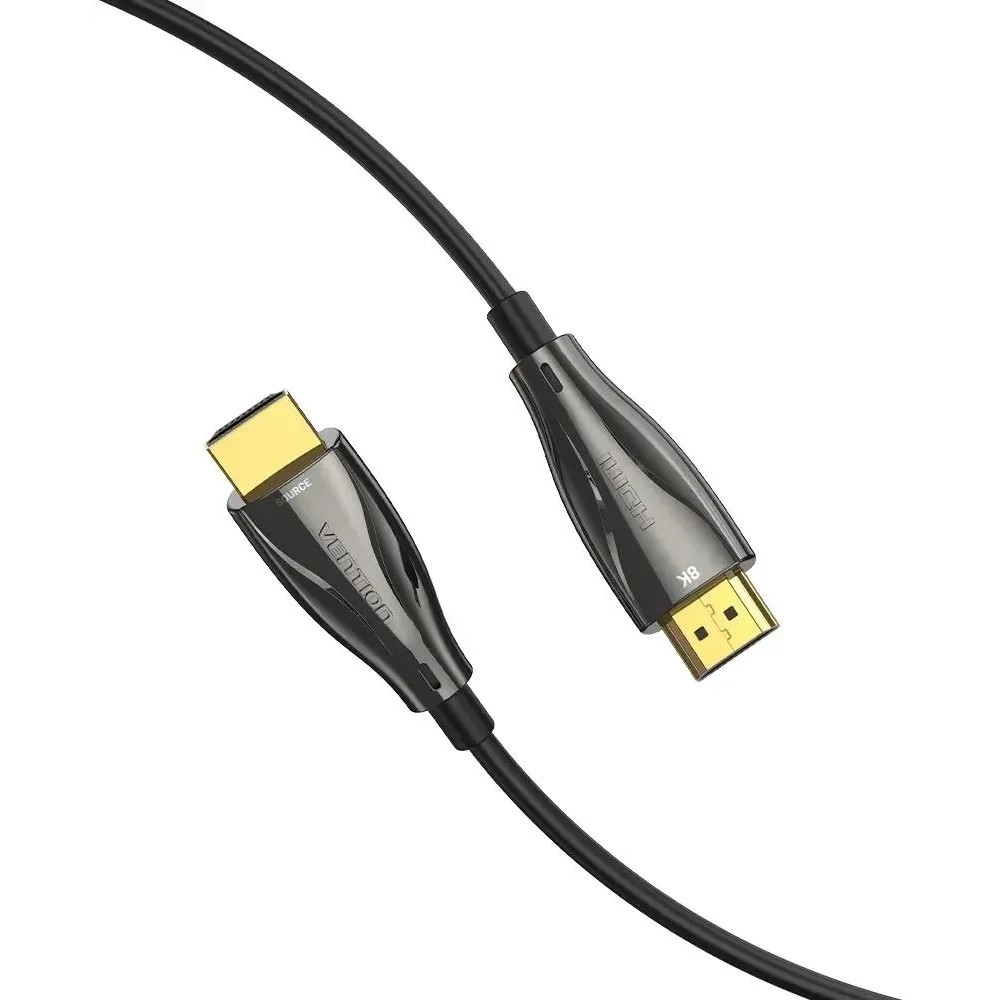 Кабель Vention оптический HDMI v2.1 19M/19M - 5м. Черный, ALBBJ