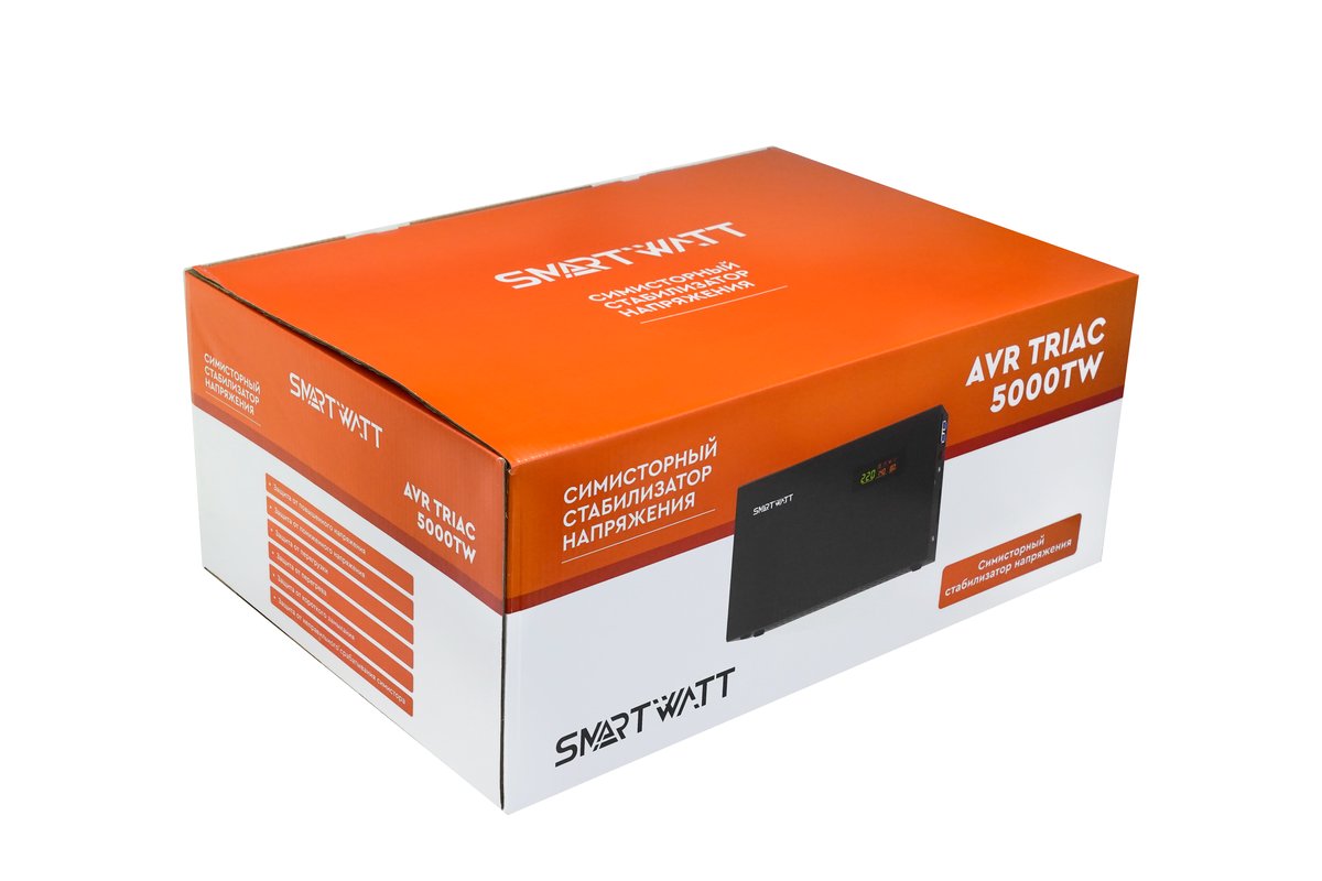 Симисторный стабилизатор напряжения SMARTWATT AVR TRIAC 5000TW, 4512020380002