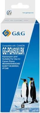 GG-PGI450XLBK G&G струйный черный картридж для Canon Pixma IP7240 MG5440/6340