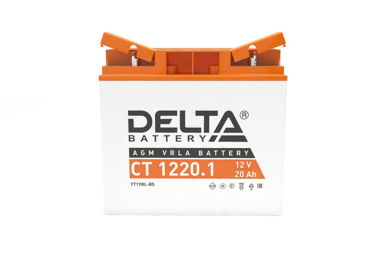 Аккумулятор DELTA BATTERY CT 1220.1 обратная полярность 20 Ач, 3401010030028
