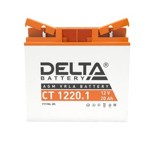 Аккумулятор DELTA BATTERY CT 1220.1 обратная полярность 20 Ач, 3401010030028