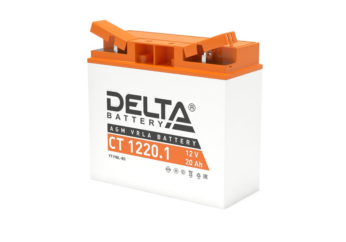 Аккумулятор DELTA BATTERY CT 1220.1 обратная полярность 20 Ач, 3401010030028