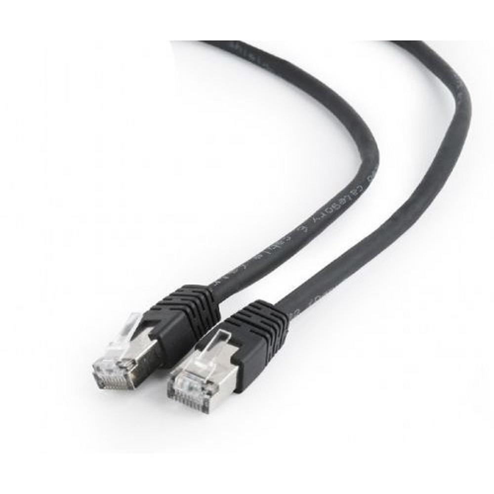 Cablexpert Патч-корд FTP PP6-1M кат.6, 1м, литой, многожильный (черный), PP6-1M/BK