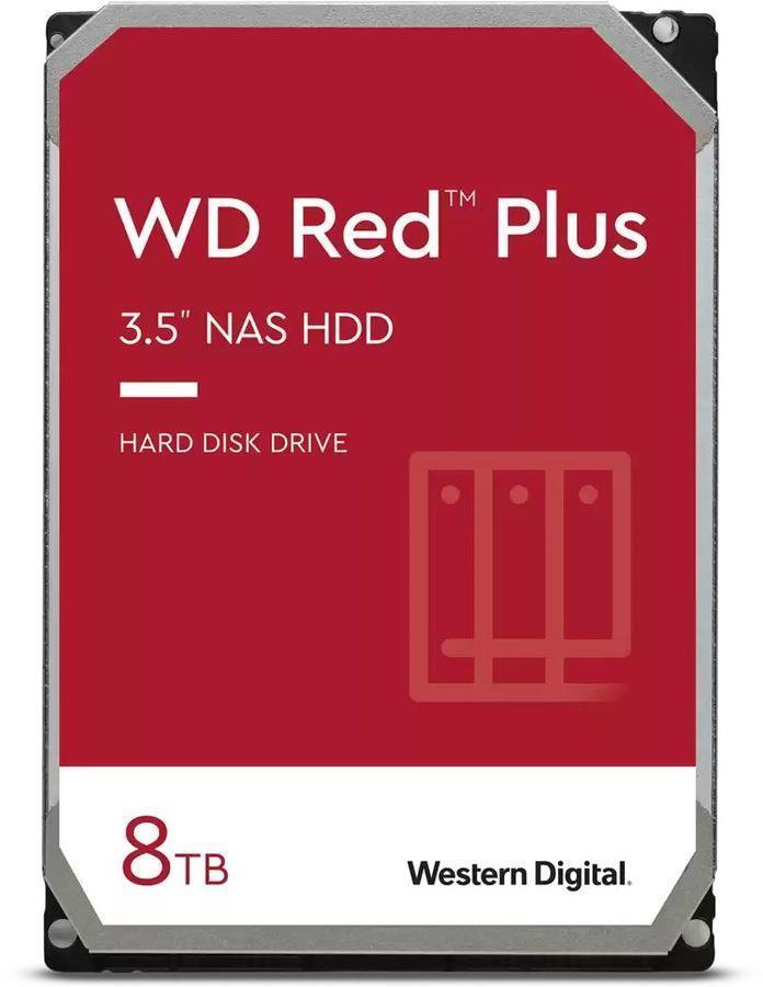 Жесткий диск SATA 8TB 6GB/S 256MB RED PLUS WD80EFPX WDC