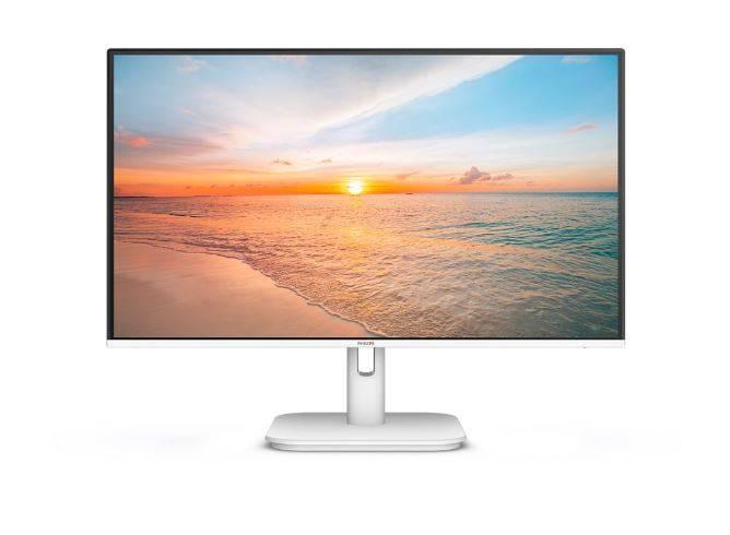 МОНИТОР 23.8" PHILIPS 24E1N1100AW/00(60) WHITE (IPS, 1920x1080, 120Hz, 1 ms, 178°/178°, 300 cd/m, 1500:1, +HDMI (AC ext)