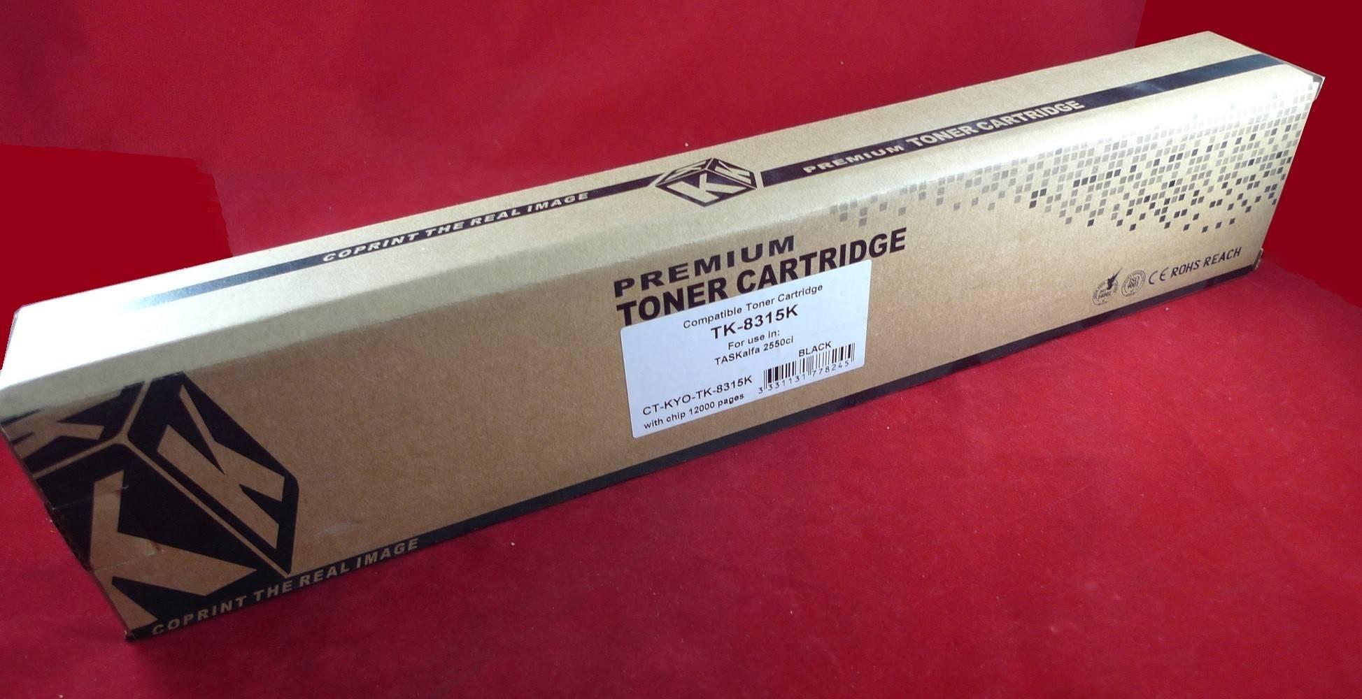 Тонер-картридж для Kyocera TASKalfa 2550ci TK-8315K black 12K ELP Imaging®, CT-KYO-TK-8315K