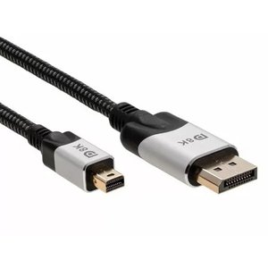 VCOM <CG685-1.5M> Кабель-переходник Mini DisplayPort M -> Display Port M 1.4V 1,5м, медь