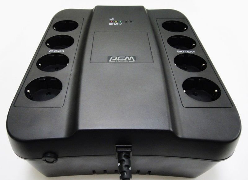 ИБП SPD-550U LCD, линейно-интерактивный, цифровой дисплей,  550 ВA, 330 Вт, 4 евророзетки с резервным питанием, 4 евророзетки с фильтрацией, USB,  защита RJ45/RJ11, батарея свинцово-кислотная 12В 7.2Ач, ШхГхВ 285х232х103мм, 6.8 кг/ UPS SPD-550U LCD, line-interactive, digital display, 550 VA, 330 W, 4 Euro sockets with backup power supply, 4 Euro sockets with filtering, USB protection RJ45/RJ11, lead acid battery 12V 7.2 Ah, WxDxH 285х232х103мм, 6.8 kg