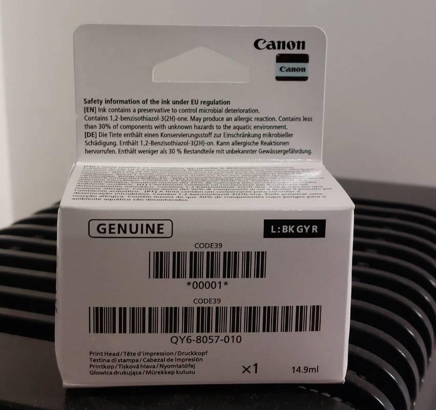 Печатающая головка CANON PIXMA G550/G650 левая (QY6-8057)