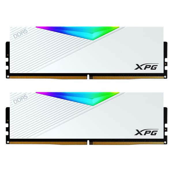 Оперативная память ADATA LANCER RGB DDR5 DIMM 32GB 7200MHz 2*16GB 34-46-46 1.4V WHITE DUAL COLOR BOX, AX5U7200C3416G-DCLARWH