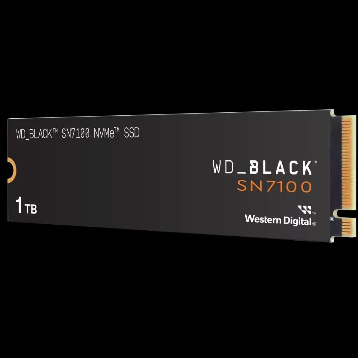 WD SSD Black SN7100, 1TB, M.2(22x80mm), NVMe, PCIe 4.0 x4, TLC, WDS100T4X0E