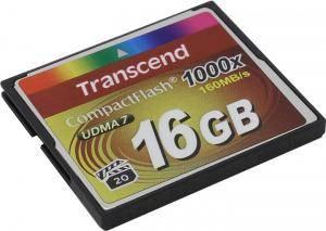 Флеш карта CF 16GB Transcend, 1066X, TS16GCF1000