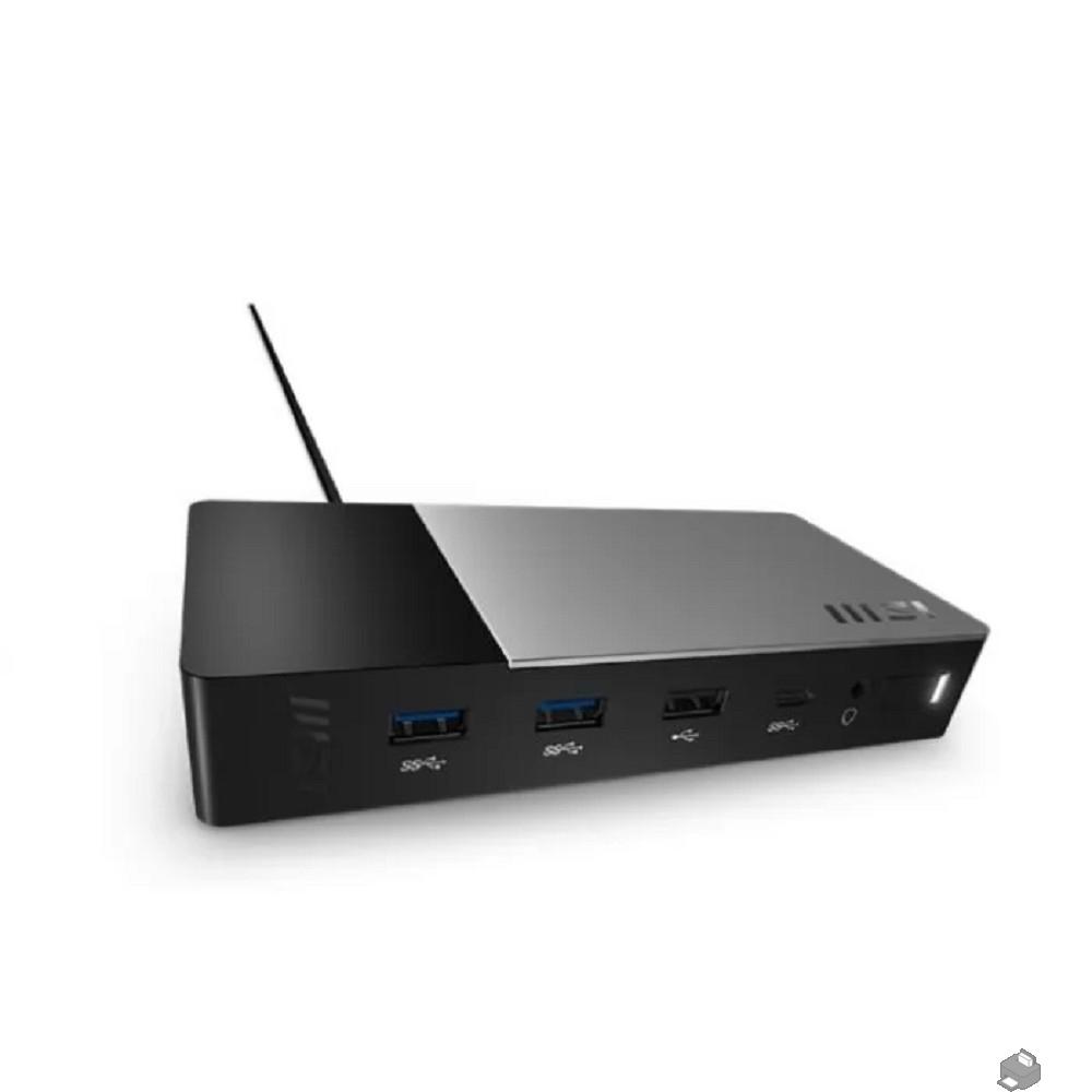 MSI USB-C Docking Station Gen 2 [957-1P151E-023]  Ethernet RJ-45, USB 2.0, USB 3.1 Gen2 Type-A, USB 3.2 Gen2 Type-C