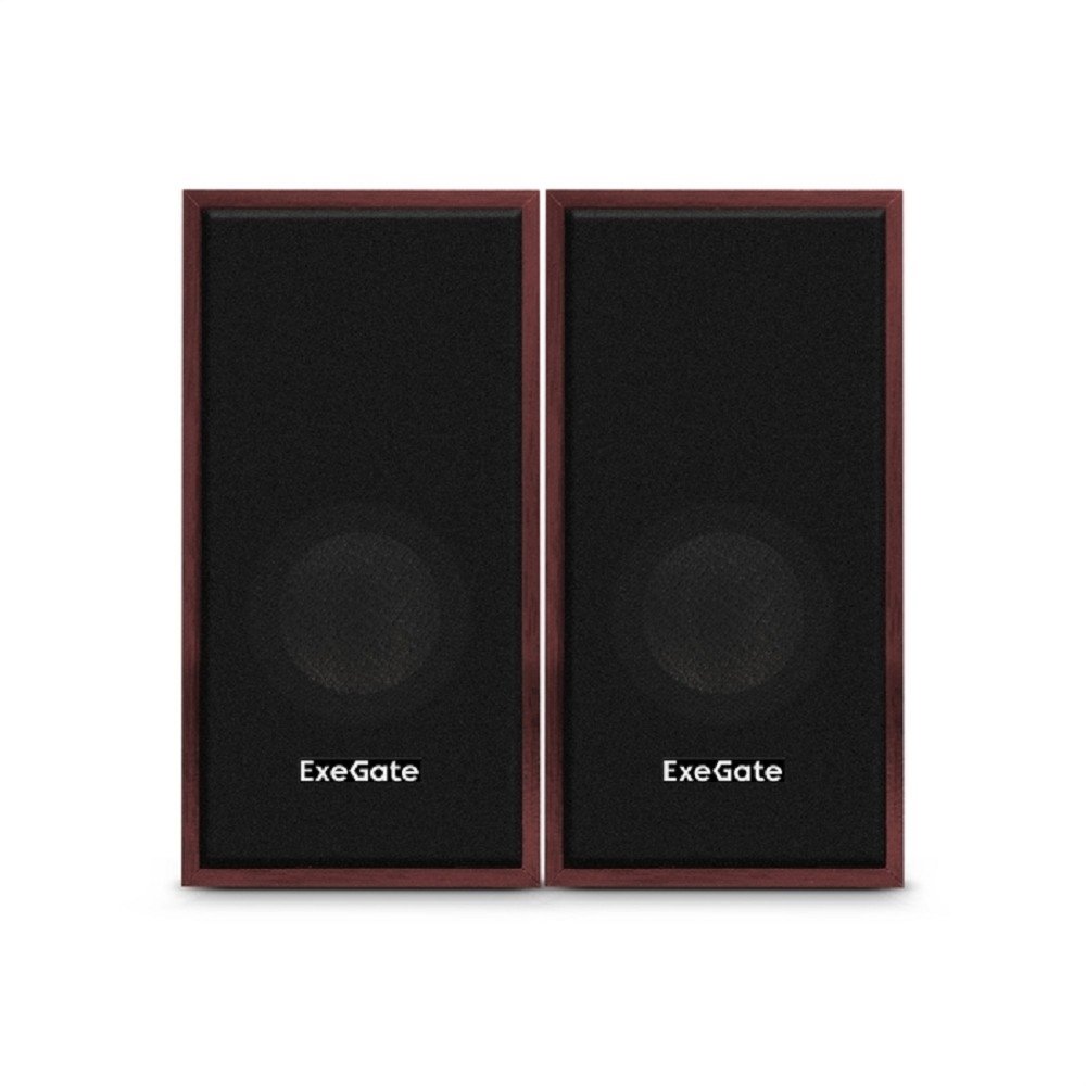 Exegate EX287059RUS Акустическая система 2.0 ExeGate Tango 314 (питание USB, 2х3Вт (12 Вт RMS), 80-20000Гц, темное дерево)