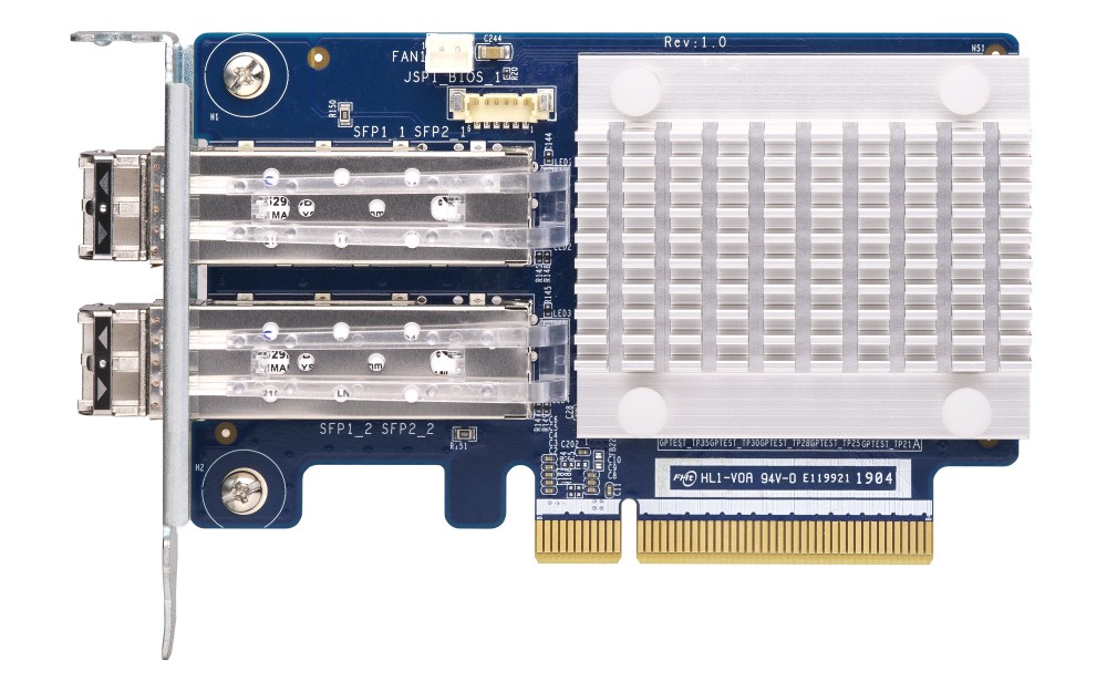 Сетевая карта/ QNAP QXP-16G2FC Dual-port Fiber Channel adapter, 2 x 16 Gb / s SFP +, PCIe Gen3 x8. For QTS OS ONLY