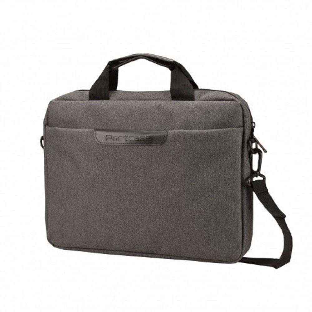 Сумка PORTCASE KCB-164 Grey(нейлон, серая до 14"), KCB-164Grey