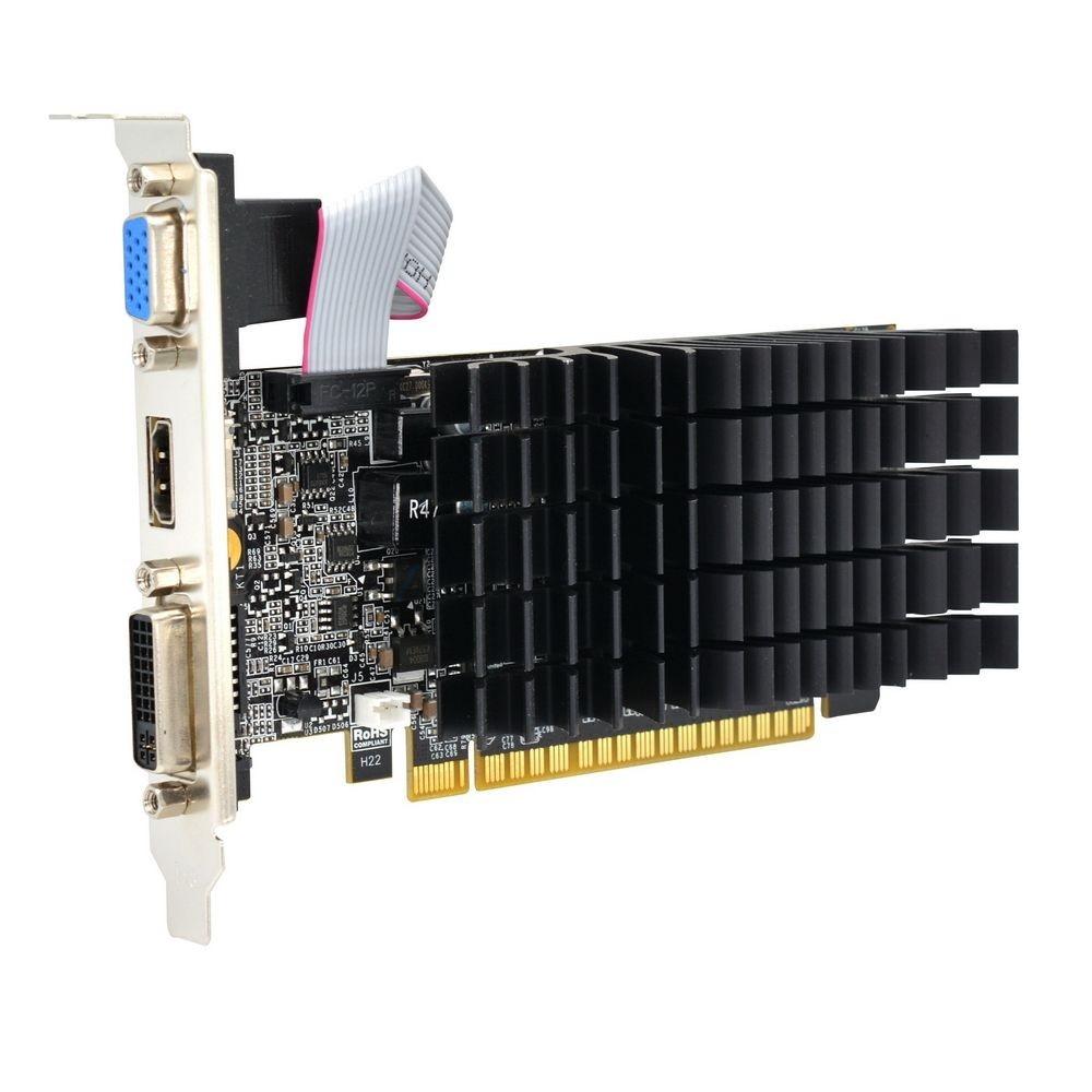Видеокарта AFOX G210 LP 1GB, DDR3 64-bit, VGA/DVI/HDMI  PASSIVE LP (AF210-1024D3L5) RTL 