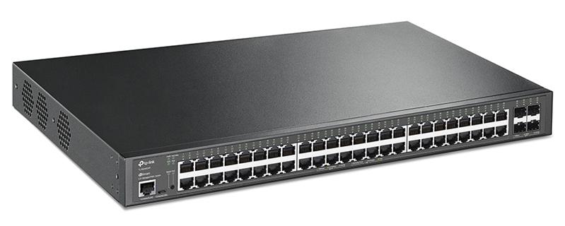 коммутатор TP-Link SG3452XP, Omada™ 48-Port Gigabit and 4-Port 10GE SFP+ L2+ Managed Switch with 48-Port PoE+