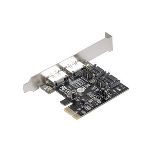 Exegate EX283707RUS Контроллер EXE-501 PCI-E 2.0, SATA3 6Gb/s, 2 int+2 ext (OEM)
