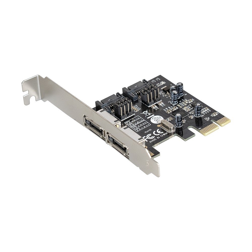 Exegate EX283707RUS Контроллер EXE-501 PCI-E 2.0, SATA3 6Gb/s, 2 int+2 ext (OEM)