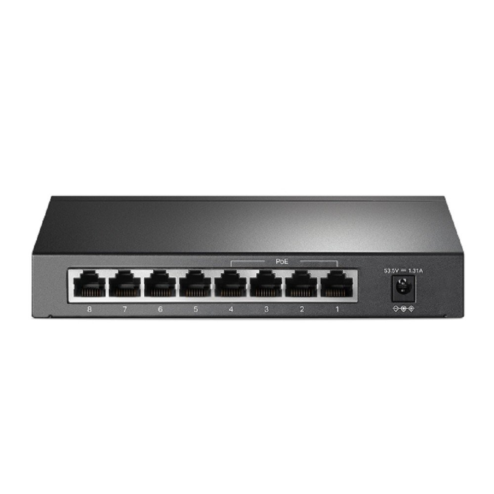 TP-Link TL-SF1008P Настольный коммутатор с 8 портами 10/100 Мбит/с (4 порта PoE+)