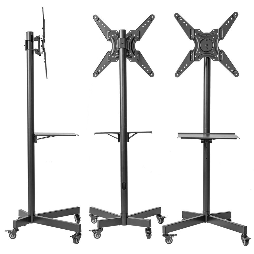 Kromax OMEGA-16 black {26"-60";  Максимальная нагрузка: 35 кг;  VESA: 100x100, 100х200, 200х100, 200х200, 200х300, 200х400, 300х200, 300х300, 300х400, 400х200, 400х300, 400х400 мм Наклон: ±10°}, 90665