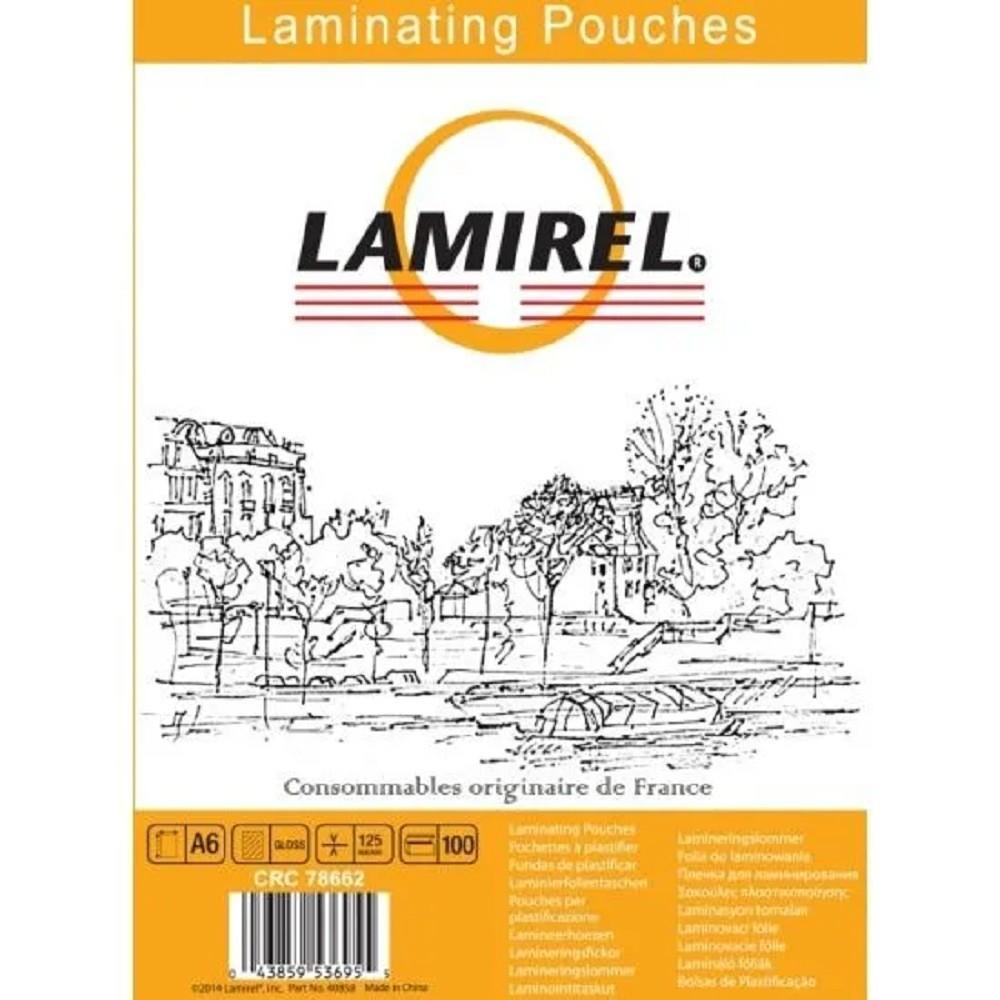 Lamirel Пленка для ламинирования LA/CRC-78662 (А6, 125мкм, 100 шт.)  , LA-78662