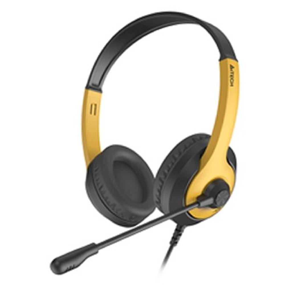 A4Tech Fstyler FH100U желтый/черный 2м накладные USB (FH100U (BUMBLEBEE)), 1774595