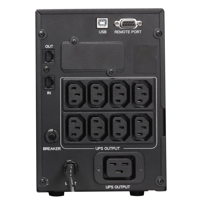 Источник бесперебойного питания Powercom Smart King Pro+ SPT-2000 LCD 1600Вт 2000ВА черный/ UPS Powercom Smart King Pro+ SPT-2000 LCD 1600W 2000Va black, SPT-2000-II LCD