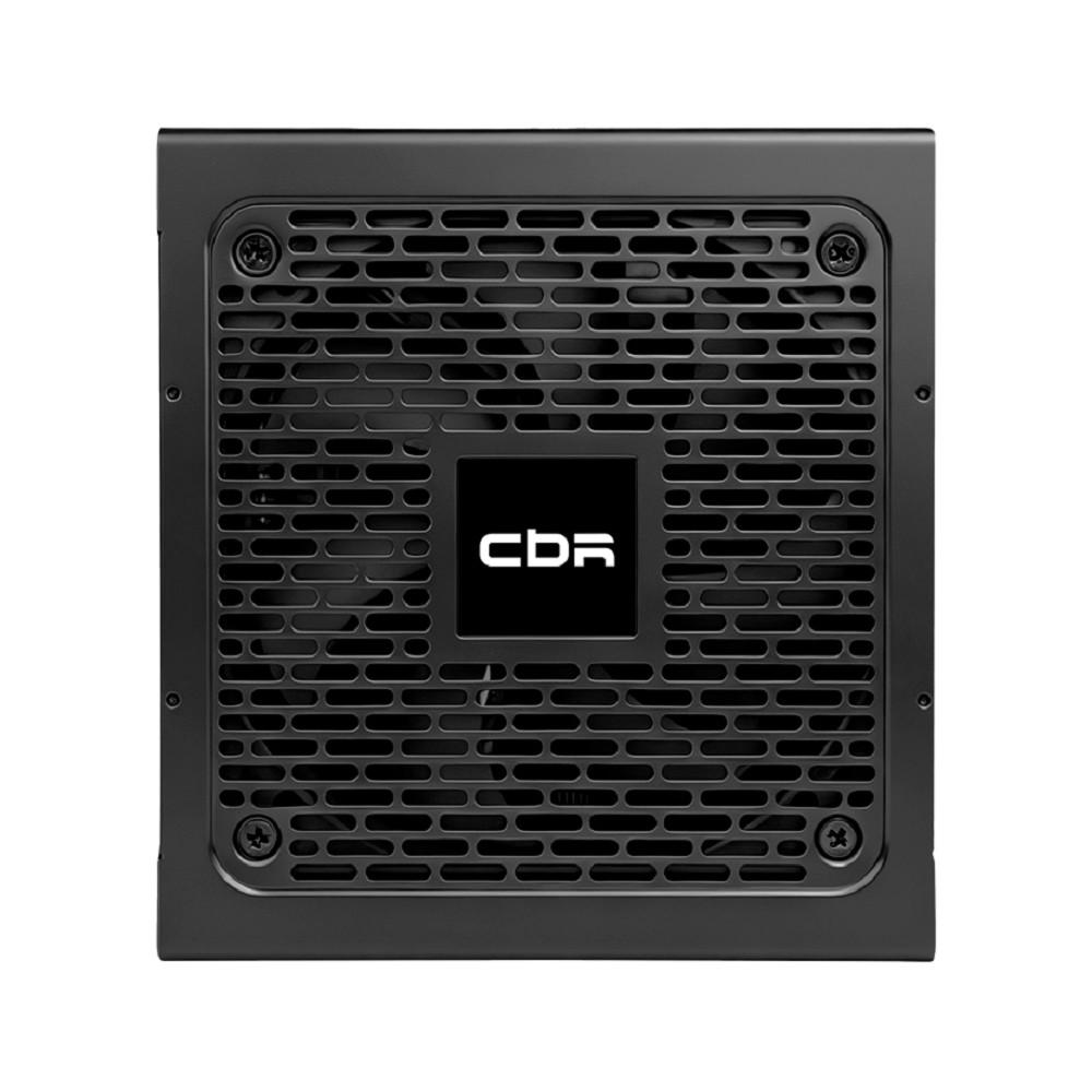 Блок питания CBR ATX 850W, 80+ Gold, Full Modular, DC-DC, APFC, 12cm fan, 20+4pin/1*PCIE5.1(12+4pin)/1*8+(4+4)pin/2*6+2pin/3*IDE/6*SATA/1*FDD, 1.5м кабель питания, чёрный [PSU-ATX850-12MG]