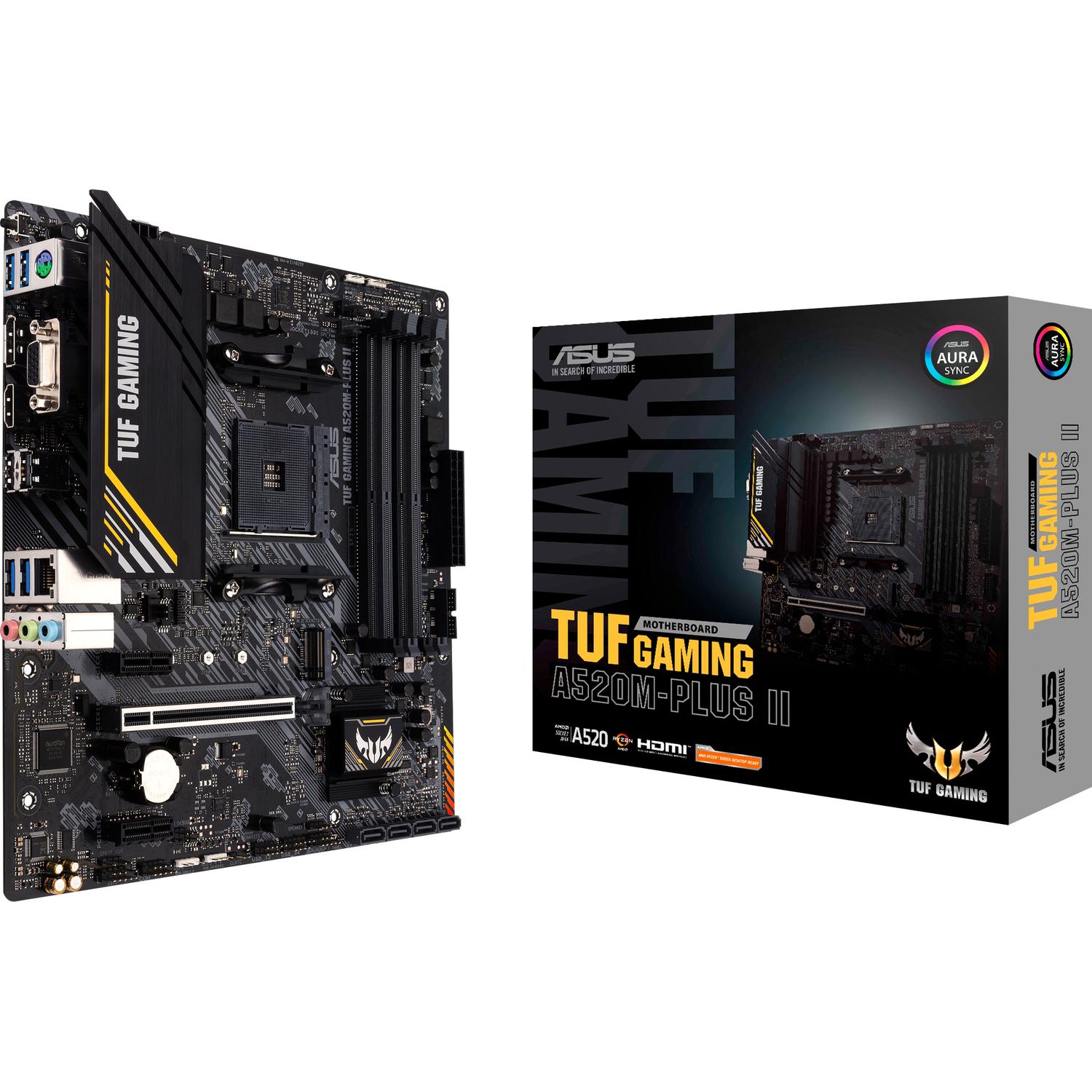 Материнская плата/ TUF GAMING A520M-PLUS II, 90MB17G0-M0EAY0
