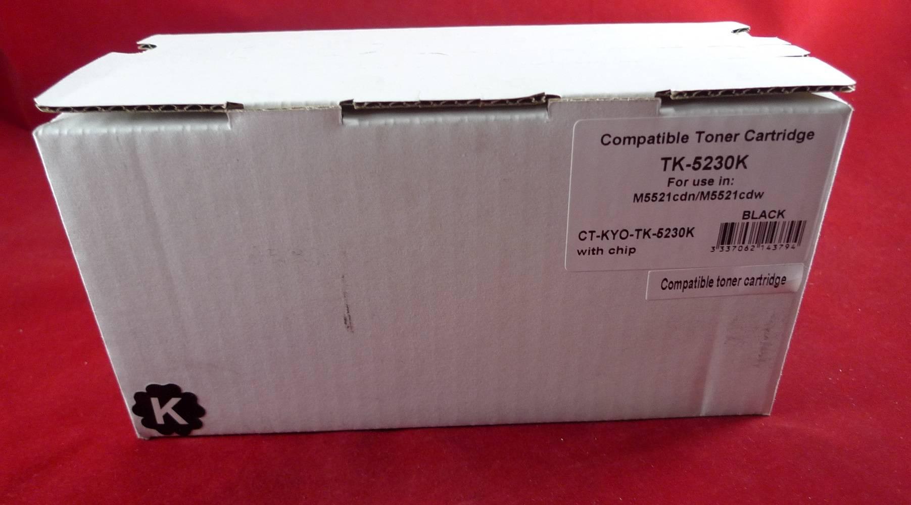 Тонер-картридж для Kyocera Ecosys P5021cdn/P5021cdw/M5521cdn/M5521cdw TK-5230K black 2.6K  ELP Imaging®, CT-KYO-TK-5230K