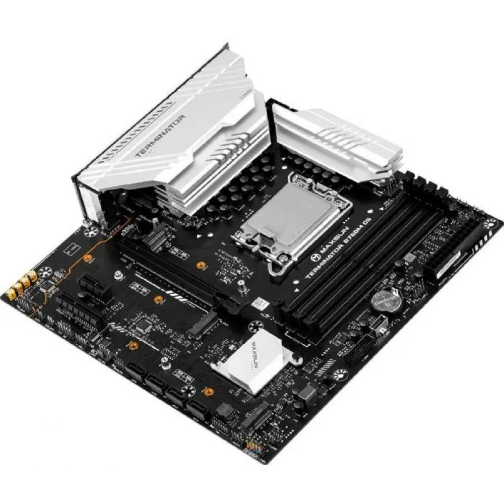 MAXSUN MS-Terminator B760M D5 (Socket 1700, mATX, 4*DDR5, DP/HDMI, 4*SATA3, 3*M.2, 1xPCI-E x16 /1xPCI-E x4, 6*USB 2.0,  2*USB 3.2 Gen1, LAN 1*2.5G, RTL)