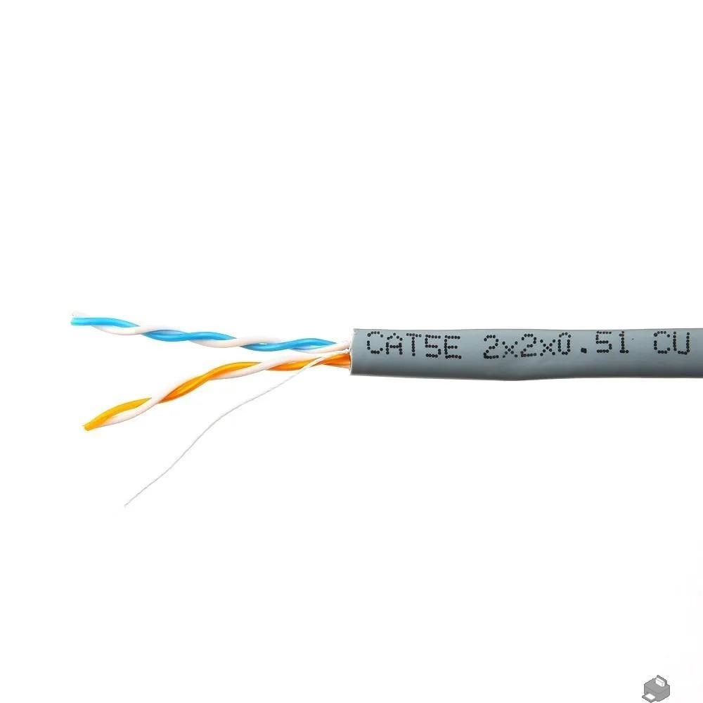 SkyNet Кабель Premium UTP indoor 2x2x0,51, медный, FLUKE TEST, кат.5e, однож., 305 м, box, серый [CSP-UTP-2-CU](АК5019003/1693203)